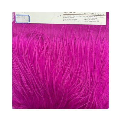 Colarinho de pele de pelúcia de pelúcia de pelúcia de pelúcia com tecnicas de apoio de malha