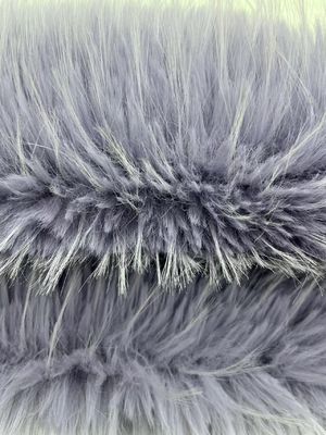 Material de frente 100% acrílico Cabelo longo Tecido de pele falsa para distribuição