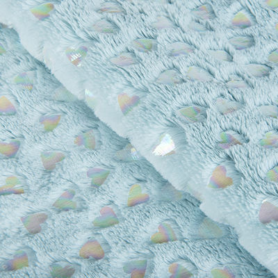 100% poliéster espumante Sequin Stick PV Velvet Plush Tecido Brilhante Folha de Ouro 58/60 "Largura