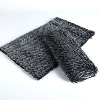 Material de parte traseira 100% Arcílico Jacquard Artificial Larga Pele Falsos Tecido de Pele para Vestuário