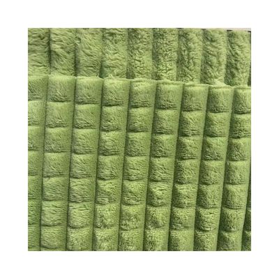 Tecido em chapa de lã de flanel de lado duplo para cobertor de inverno Super Soft 100 Poliéster