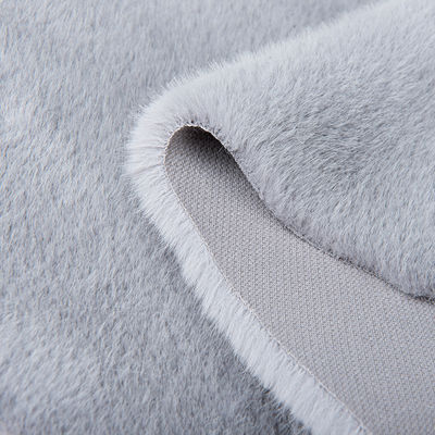 Peso Médio 360 gm 100% Poliéster Pelo de Coelho Tecidos de Pelo Falsos para Vestuário de Inverno