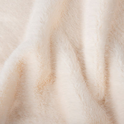 Peso Médio 360 gm 100% Poliéster Pelo de Coelho Tecidos de Pelo Falsos para Vestuário de Inverno