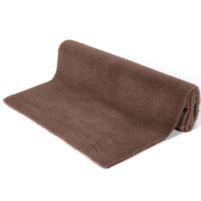 Peso Médio 360 gm 100% Poliéster Pelo de Coelho Tecidos de Pelo Falsos para Vestuário de Inverno