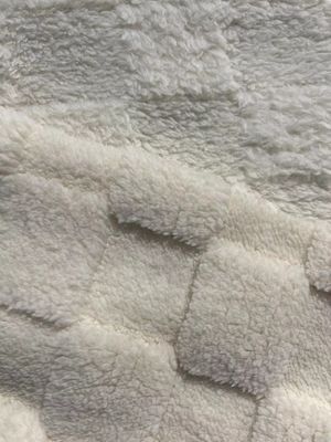 Tecido de lã de Jacquard de malha macia para Shu Velveteen Double Side Mirco Sherpa