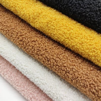 Tecido de Veludo Teddy para Outono Inverno Loungewear e almofada Calçados de algodão Tecido de pelúcia