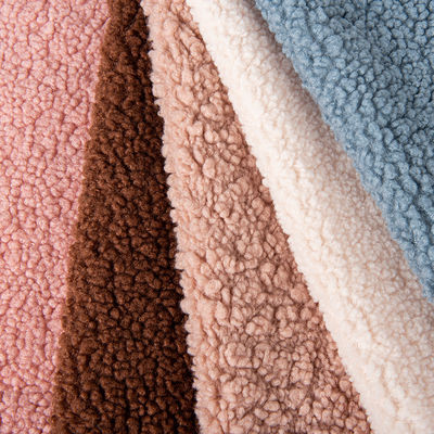 Tecido de Veludo Teddy para Outono Inverno Loungewear e almofada Calçados de algodão Tecido de pelúcia