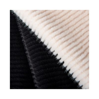 2024 Soft Cut Pile Short Fur Carpet Fabric com desenhos e padrões de design personalizados