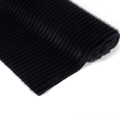 2024 Soft Cut Pile Short Fur Carpet Fabric com desenhos e padrões de design personalizados
