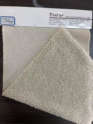 Tecido de lã de Teddy para têxteis domésticos/vestimentos/ brinquedos resistente à abrasão e personalizável