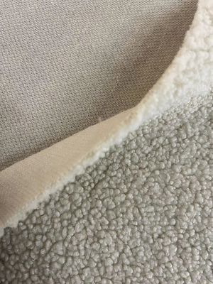 Tecido de lã de Teddy para têxteis domésticos/vestimentos/ brinquedos resistente à abrasão e personalizável