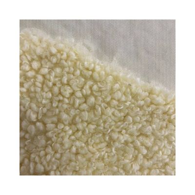 Tecido de veludo 100% poliéster Teddy fleece para vestuário têxteis domésticos almofadas e brinquedos