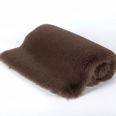 Maciço Confortável Luxo Pile Longo Falso Coelho Falso Pele Mink Shag Tecido para Chapeuzinho Vermelho